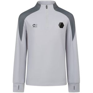 Cruyff - Mellite - Trainingstrui - Lichtgrijs - 1/4-Zip Kids