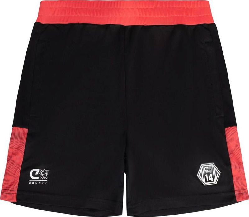 Cruyff - Brooke - Sportshort - Zwart/Rood