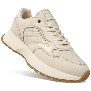 Cruyff Footwear - Charlotte Runner - Sneaker - Cream - Leer