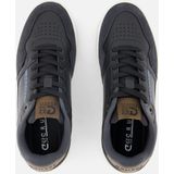 Cruyff Endorsed - Sneakers - Leer - Zwart - Rubber Zool