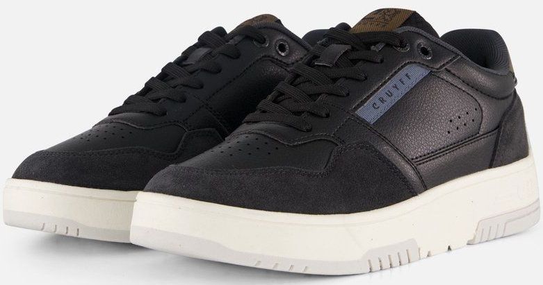 Cruyff Endorsed - Sneakers - Leer - Zwart - Rubber Zool