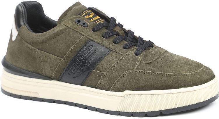 PME Legend - Alamere - Suède Sneakers - Donkergroen
