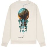 Off The Pitch - Sweater - Ecru - Met Backprint