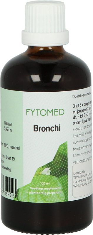 Fytomed - Bronchi - Kruidenpreparaat - Biologisch - 7,5 ml