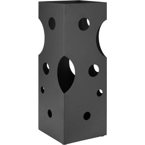 Paraplubak Luno Rond Drift Brown - Stalen Paraplubak met Travertin Opv - De Woon Winkel