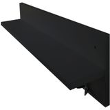 VDD - Wandkapstok - Zwart - Met Opbergplank - Functioneel en Stijlvol