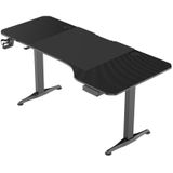 Bureau - Zit-Sta - Zwart - Staal - Elektrisch Verstelbaar