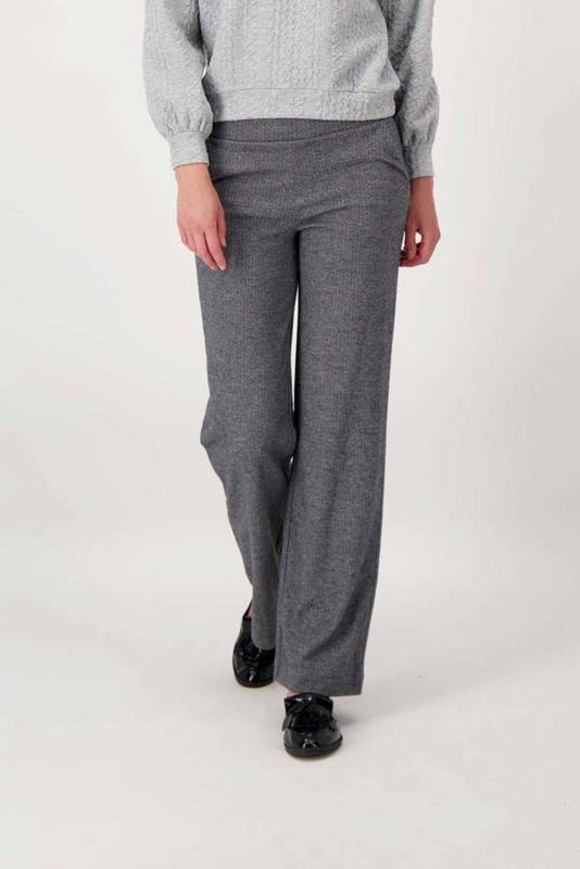 Zusss Broek Visgraat Broek 0303 087 0005 Antracietgrijs Dames Maat - XS