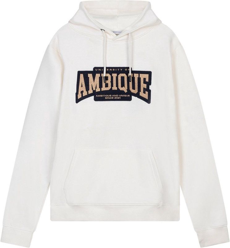 AMBIQUE - Vincent - Hoodie - Ecru