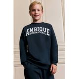 Ambique - Sweater - Marine - Ronde Hals - Lange Mouwen