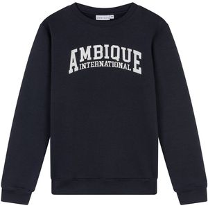 Ambique - Sweater - Marine - Ronde Hals - Lange Mouwen