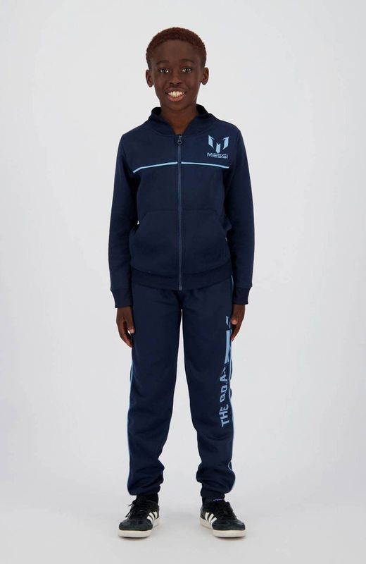 Messi - Sweatvest - Donkerblauw - Kledingset met Joggingbroek