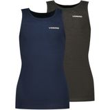 Vingino - Hemd - Donkerblauw - Mouwloos - 2 Stuks