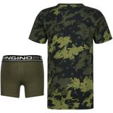 Vingino - Jongensset - Groen - T-shirt en Boxershort