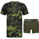 Vingino - Jongensset - Groen - T-shirt en Boxershort