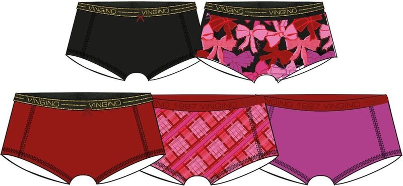 Vingino - Slip - Meisjes - 5 Stuks - Stretchkatoen