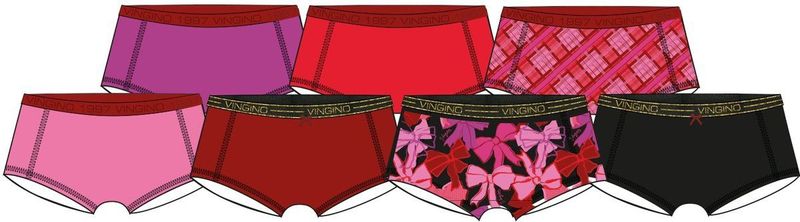 Vingino - Slip - Set van 7 - Zacht Katoen