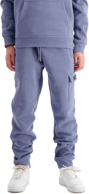 Sportbroeken - Kids Plate - Sweatpants - Normale Pasvorm - Cargozak met Rubber Patch