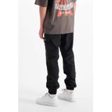 Cargobroeken - Zwart - KIDS PLATE - Normale Pasvorm - 100% Nylon