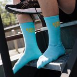 Felix Flos - Performance Step - Zwarte Sportsokken - Katoen - Schokdempend Naadloos & Compressiezone