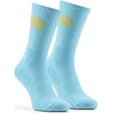 Felix Flos - Performance Step - Zwarte Sportsokken - Katoen - Schokdempend Naadloos & Compressiezone