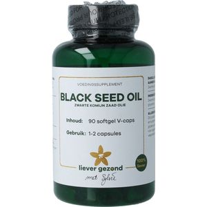 Liever Gezond Komijnzaadolie zwart 90vc