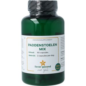 Liever Gezond Paddenstoelenmix 525mg bio 60vc