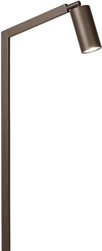 Staande Leeslamp - Bruin - GU10 Fitting - Koker als Kap