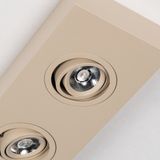 Plafondlamp - Beige - Platte LED Opbouwspot