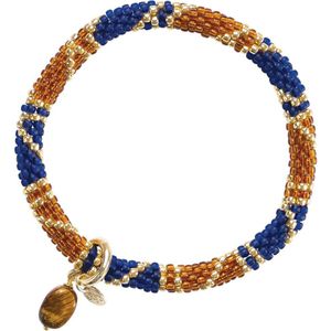 A Beautiful Story - Talented Labradoriet Armband - Goudkleurig