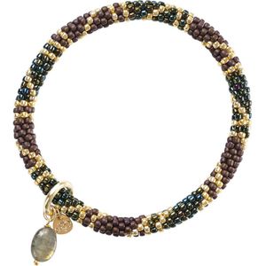 A Beautiful Story - Talentede Labradoriet - Armband - Goudkleurig