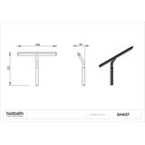 Hotbath - &MORE - Glaswisser - Geborsteld Koper PVD