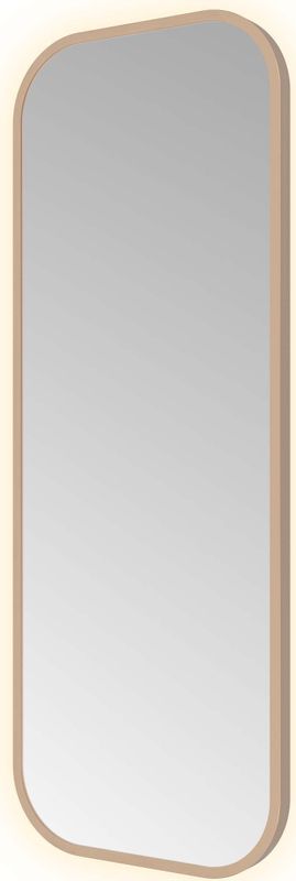 Hotbath - &More Soft Square Spiegel - Rechthoekig - 30x80cm - Geborsteld Koper PVD