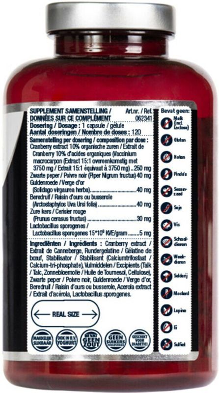 Lucovitaal - Cranberry X-tra Forte - Probiotica - Capsules - 30 Stuks