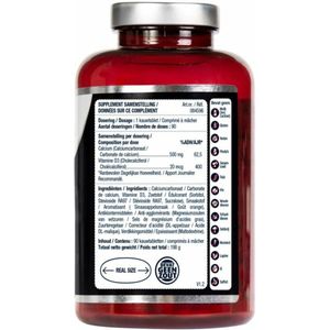 Lucovitaal - Calcium 500mg + D3 20 mcg - Kauwtabletten - 90 Kauwtabletten