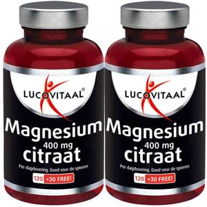 Lucovitaal - Magnesium Citraat - 400 mg - 150 Tabletten