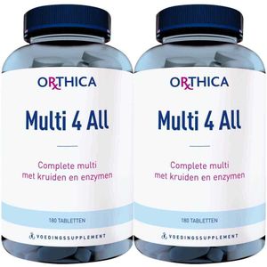 Orthica - Multi 4 All - Multivitaminen - Met Kruiden En Enzymen