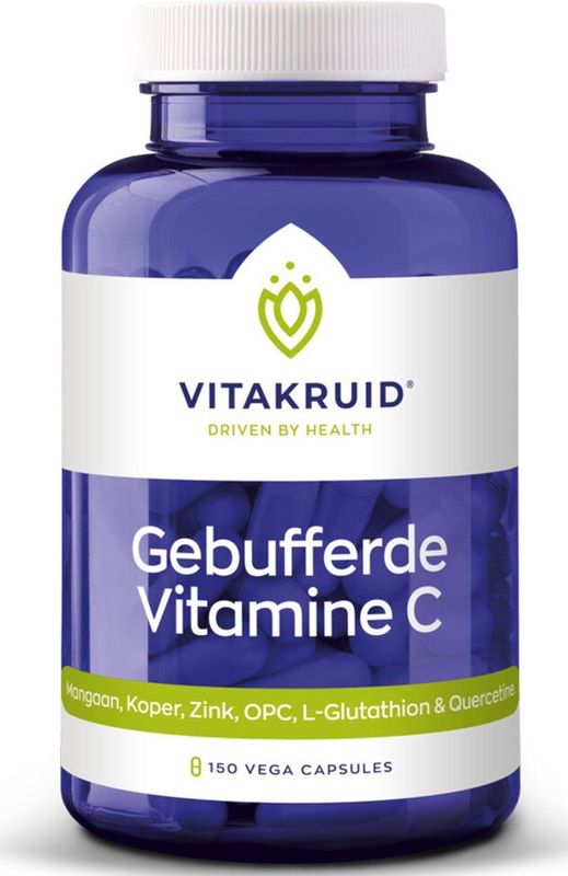 Vitakruid - Gebufferde Vitamine C - Antioxidant - Vegacapsules