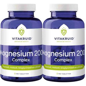 Vitakruid - Magnesium 200 Complex - 180 Tabletten