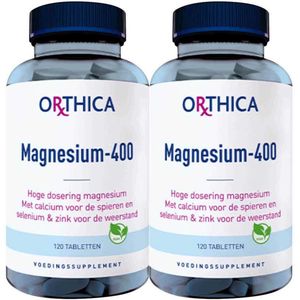 Orthica - Magnesium-400 - Mineralenpreparaat - 120 Tabletten