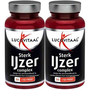 Lucovitaal - Sterk IJzer Complex - 60 Tabletten
