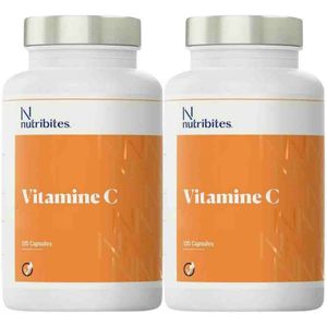 Nutribites - Vitamine C - 120 Capsules - 500 mg - Plantaardig