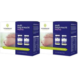 Vitakruid - Multi Dag Nacht Mama - 60 Tabletten - Multivitaminen