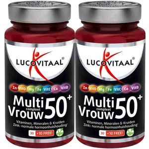 Lucovitaal - Multi Vrouw Compleet 50+ - 40 Tabletten - Met Ginkgo Biloba