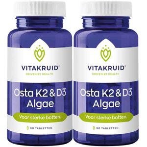 Vitakruid Osta K2 & D3 Algae - 90 Tabletten