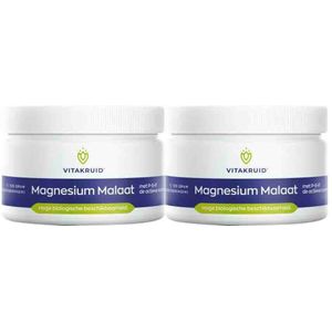 Vitakruid - Magnesium Malaat - 120 gr - Supplement met P-5-P