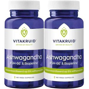 Vitakruid - Ashwagandha KSM - 60 Vegacapsules