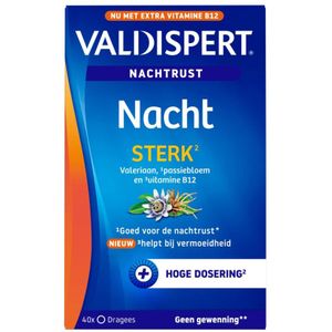 Valdispert - Nacht Sterk - Slaapmiddelen - 2x 40 Tabletten
