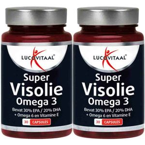 Lucovitaal - Super Visolie Omega 3-6 - 30 Capsules - Vetzuren
