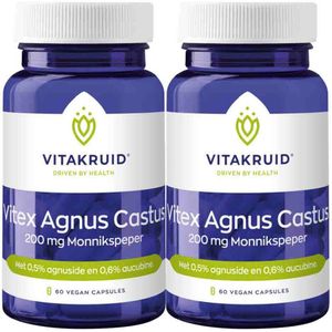 Vitakruid - Vitex Agnus Castus - 60 Vegacapsules - Ondersteunt Normale Hormoonhuishouding